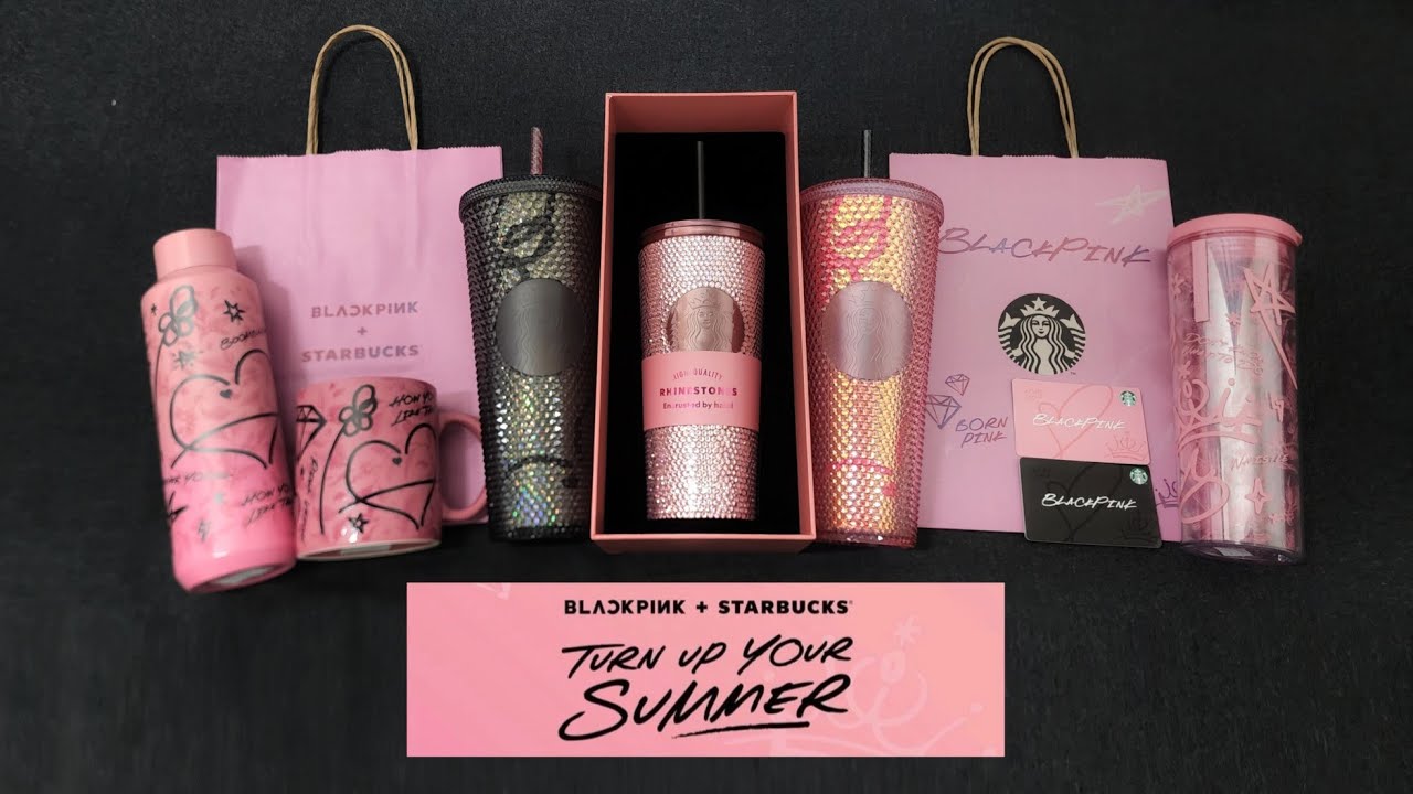 Unboxing] BLACKPINK + STARBUCKS 'Turn Up Your Summer' collection