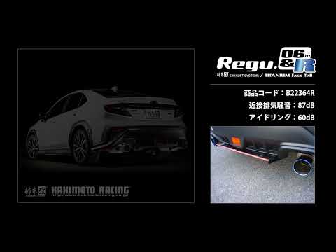 製品情報：Regu.06 & R リアピースのみ ['10加速騒音規制対応モデル