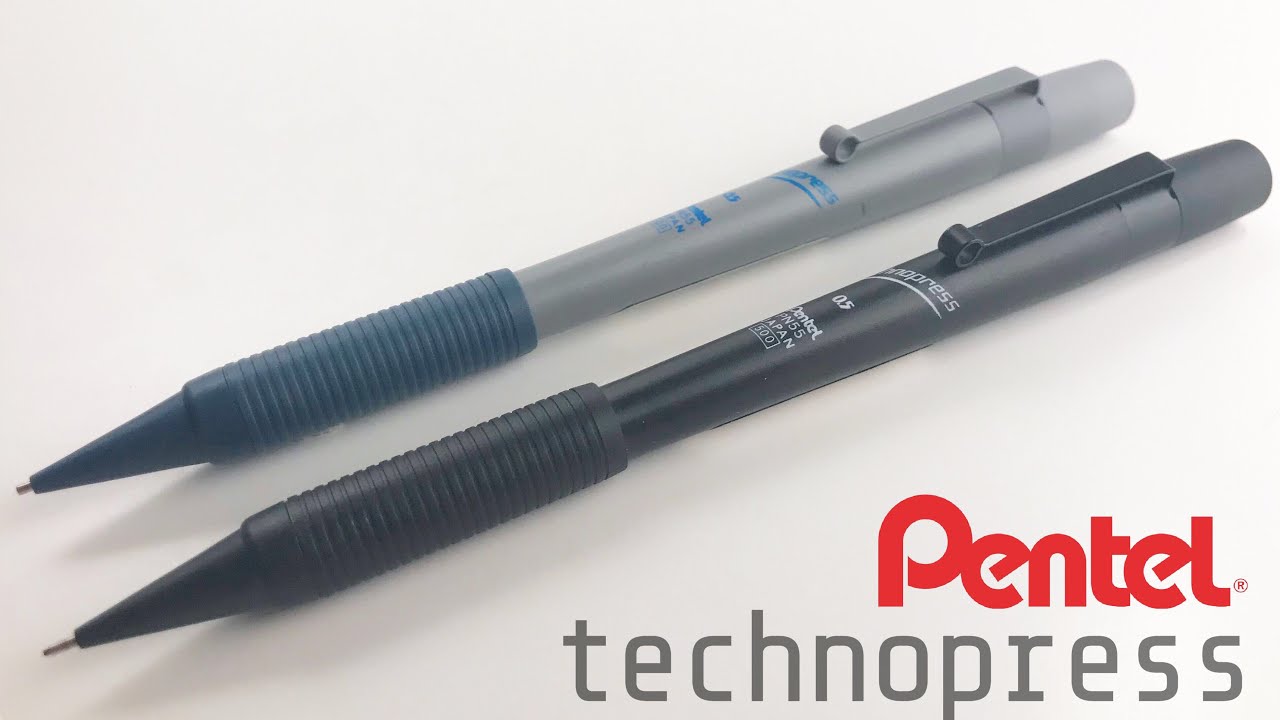 Pentel Technopress -Extremely Rare Mechanical Pencil!- - YouTube