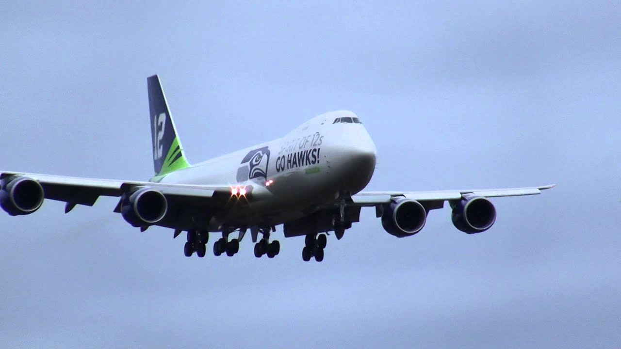 BOEING 747-8F ハウス SEATTLE SEAHAWKS 1:400 BOEING 747-8F ハウス