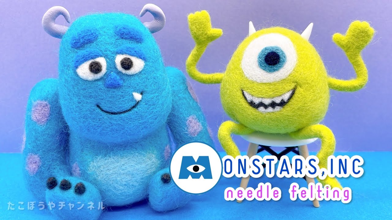 モンスターズインク】マイク&サリー作ってみた／I tried to make Mike