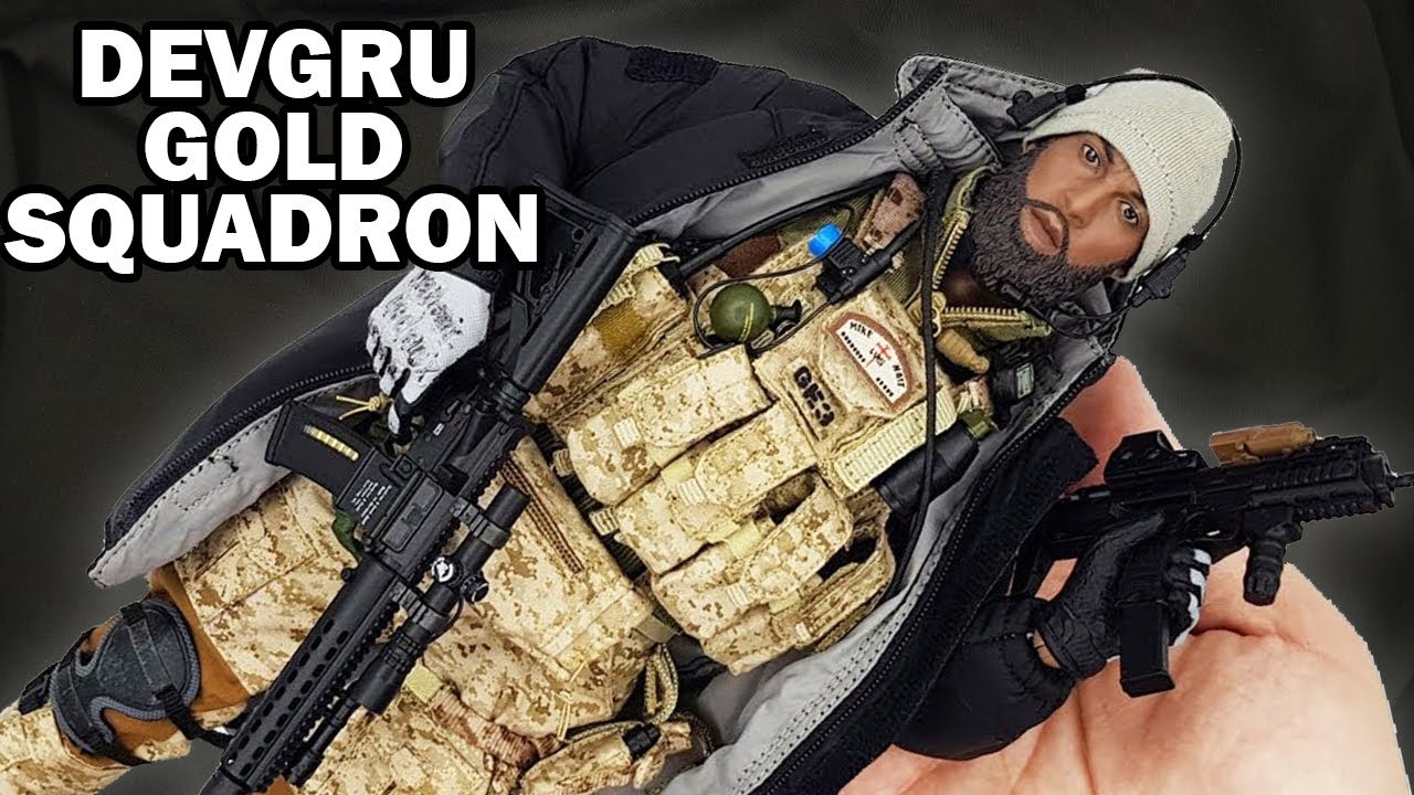 Navy Seals Team 6 DEVGRU Gold Squadron operator - 1/6 scale action