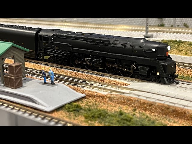 Nゲージ】ペンシルバニア鉄道T1形蒸気機関車DCC仕様 - YouTube