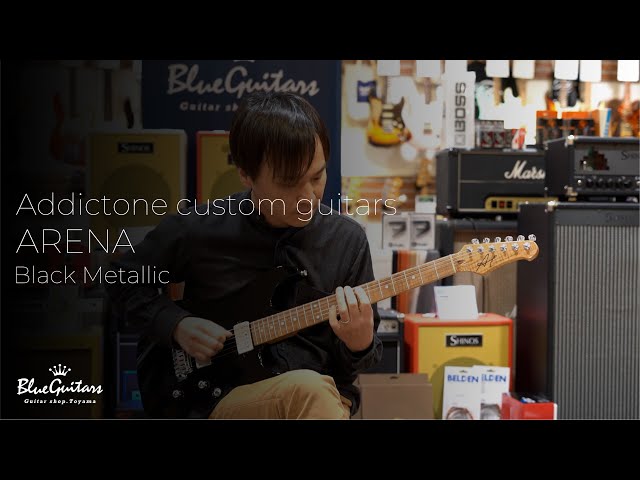 Blue Guitars - Addictone custom guitars / ARENA - Black Metallic