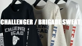 CHALLENGER / BRIGADE SWEAT -Black-
