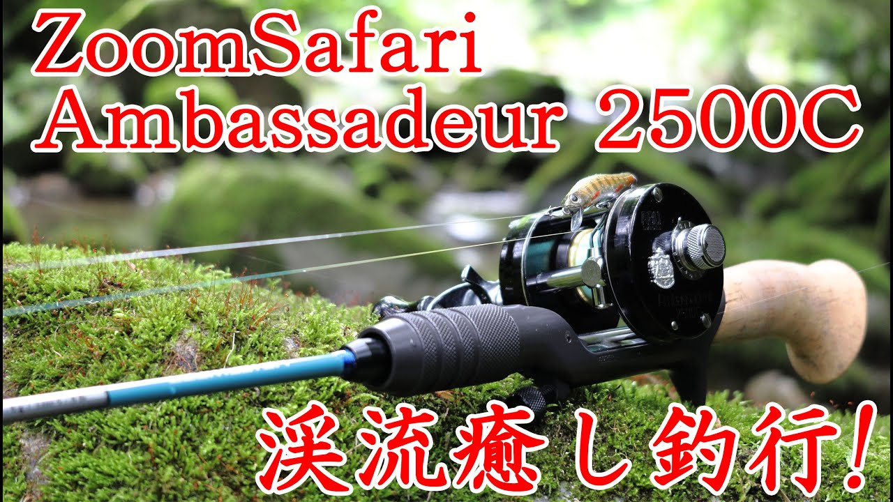 渓流ルアーフィッシング】ズームサファリとアンバサダー2500Cの