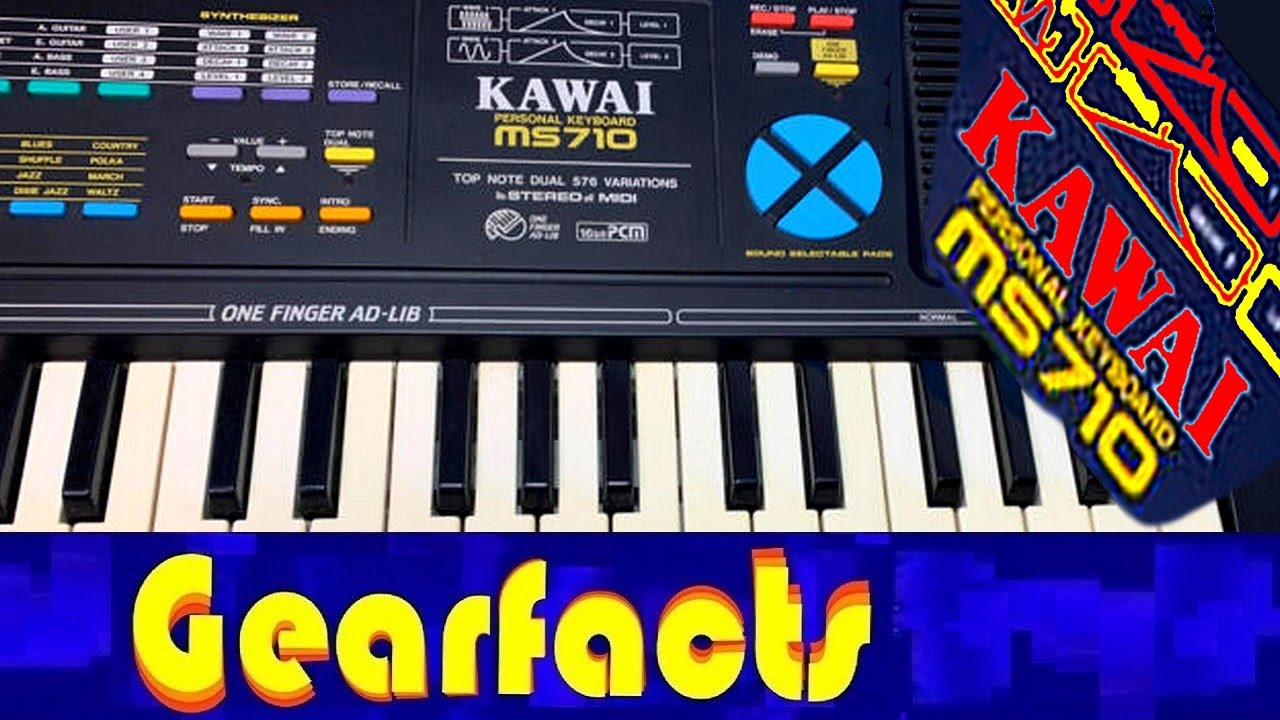 Kawai MS710 keyboard: Unpredictable weirdness! - YouTube