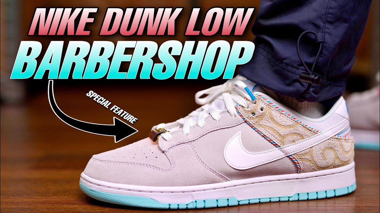 TOO Gimmicky? Nike Dunk Low SE BARBER SHOP GREY Review & On Foot