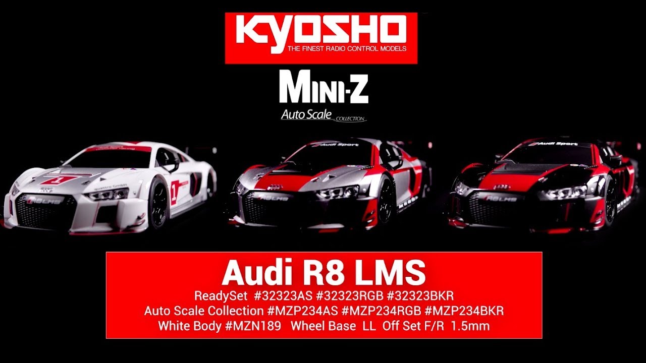 京商 ラジコン MINI-Z RWD Audi R8 LMS 2015 Red KYOSHO MINI-Z RWD