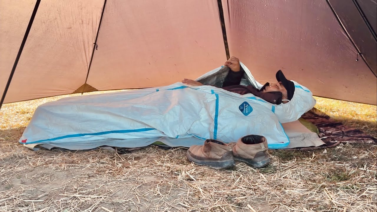 タイベックシルバーのシュラフカバーなどの防寒対策+その他のキャンプ