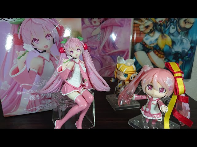 ぬーどるストッパーフィギュア 桜ミク 2024 レビュー！ - YouTube