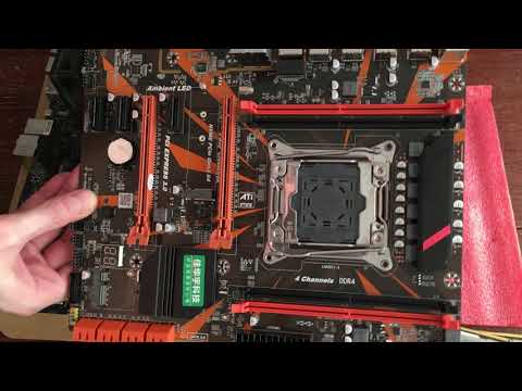PlexHD X99 ZX-99EV3 Rev. 1.31 Chinese Motherboard Unboxing - YouTube