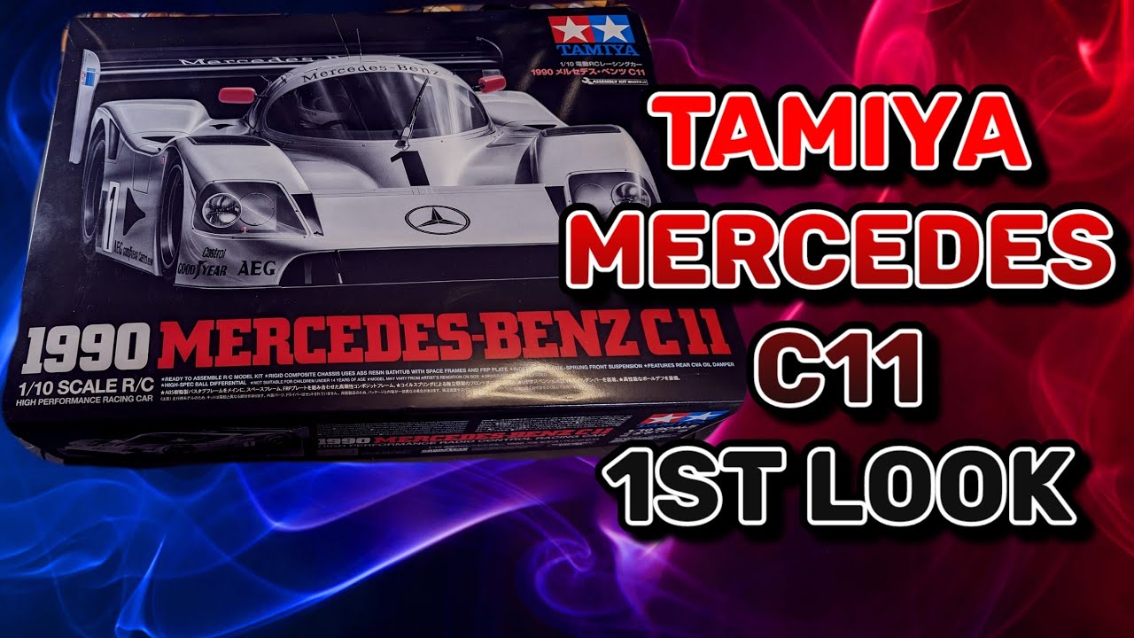 Tamiya 1990 Mercedes Benz C11 1st look - YouTube