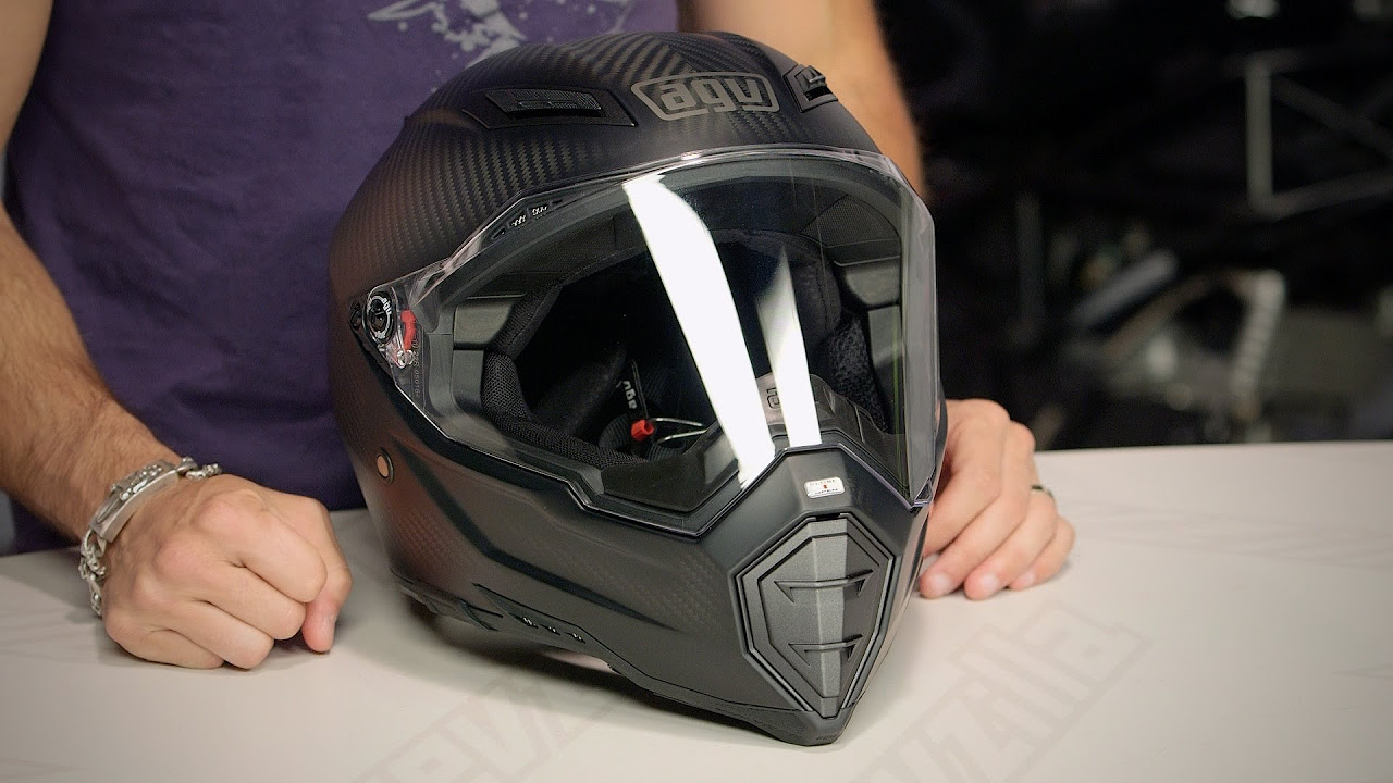 AGV AX-8 Naked Carbon Fury Helmet Review at RevZilla.com - YouTube