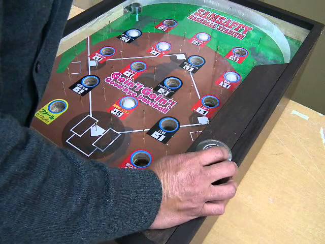 オリジナル スマートボール 野球盤が面白いです。 - YouTube