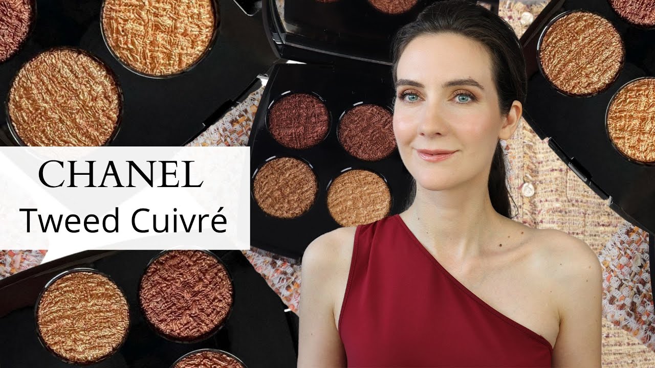 CHANEL TWEED CUIVRE 01 | Review Comparison swatches & Demo - YouTube