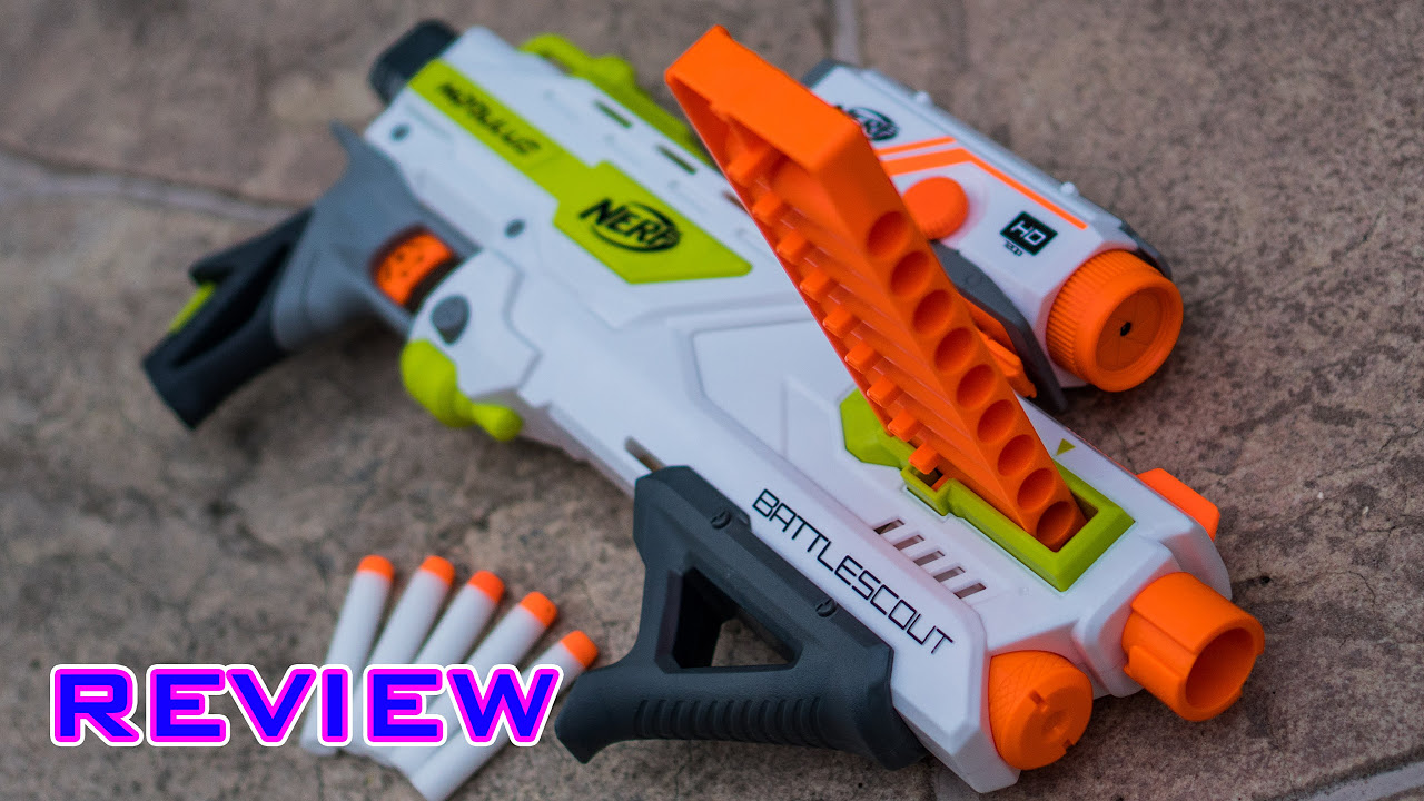 REVIEW] Nerf Modulus Battlescout ICS-10 Unboxing, Review, & Firing