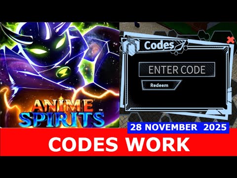 CODES* [🎉2ND ANNIVERSARY + ALIEN X + 4X] Anime Spirits ROBLOX