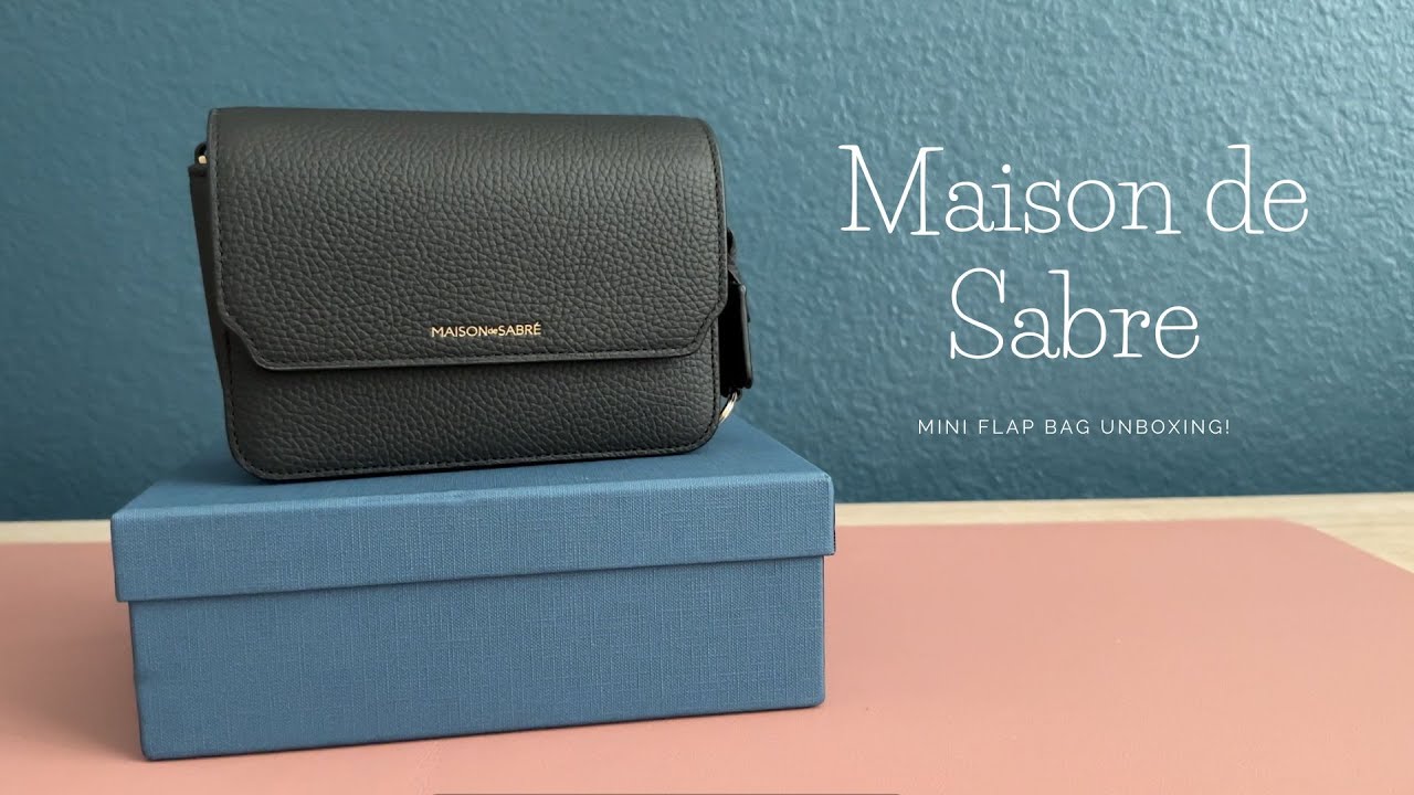 Maison de Sabre mini flap bag unboxing | quiet luxury? - YouTube