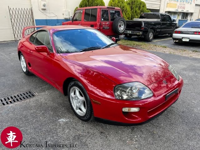 1996 Toyota Supra RZS Twin Turbo JZA80 Red 2JZ - YouTube