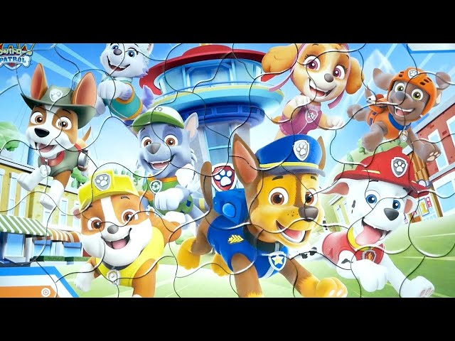 PAW Patrol puzzle 45 pieces パウパトロール パズル 45ピース - YouTube