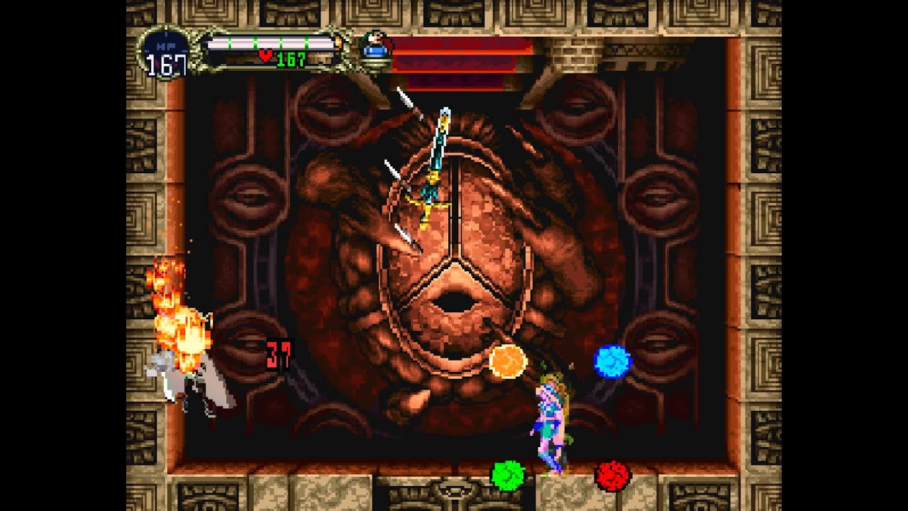 セガサターン版悪魔城ドラキュラX 月下の夜想曲 マリア戦 - YouTube