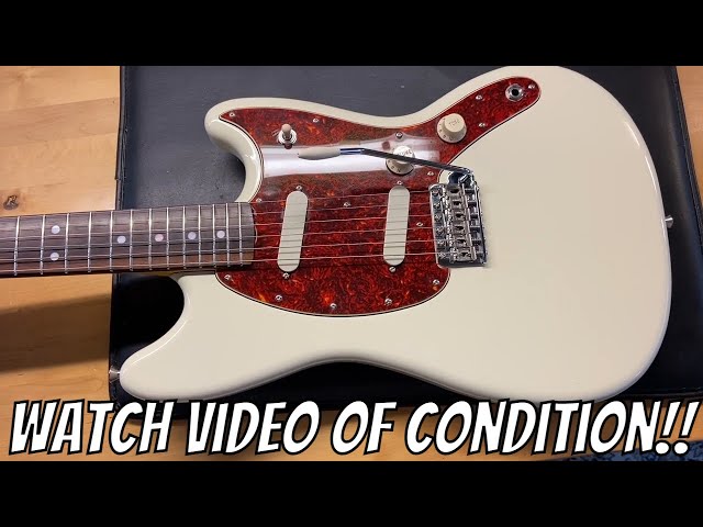 Zicca Limited Fender Char Mustang Sumi墨色 Zicca Limited Fender