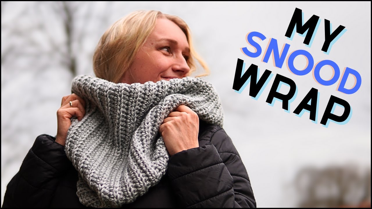 How to Crochet a SNOOD Wrap | EASY Crochet Tutorial - YouTube