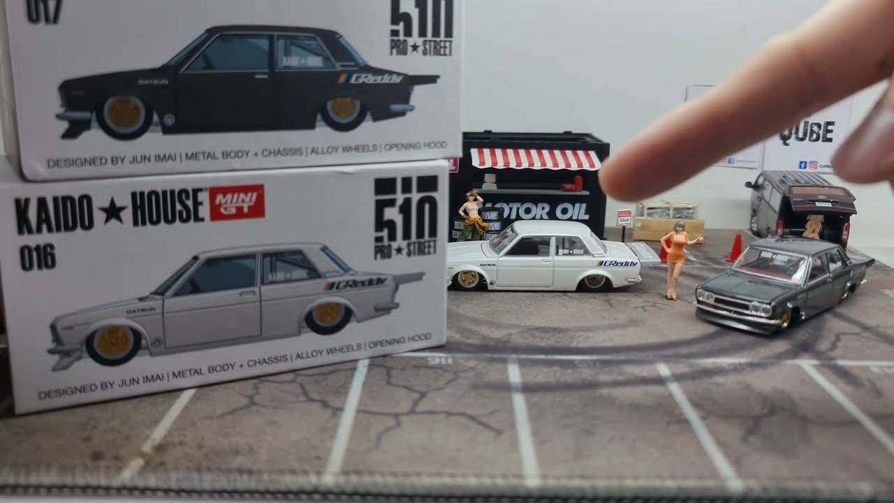 FirstLook CHASE Kaido House X Mini GT Datsun 510 Pro Street GREDDY