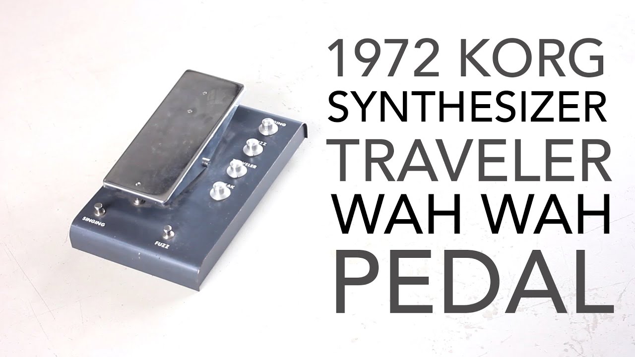 SYNTHESIZER TRAVELER F1 - THE VINTAGE KORG WAH WAH PEDAL THAT