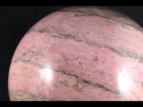 ロードナイト 丸玉 128mm｜天然石 丸玉 通販 キラリ石