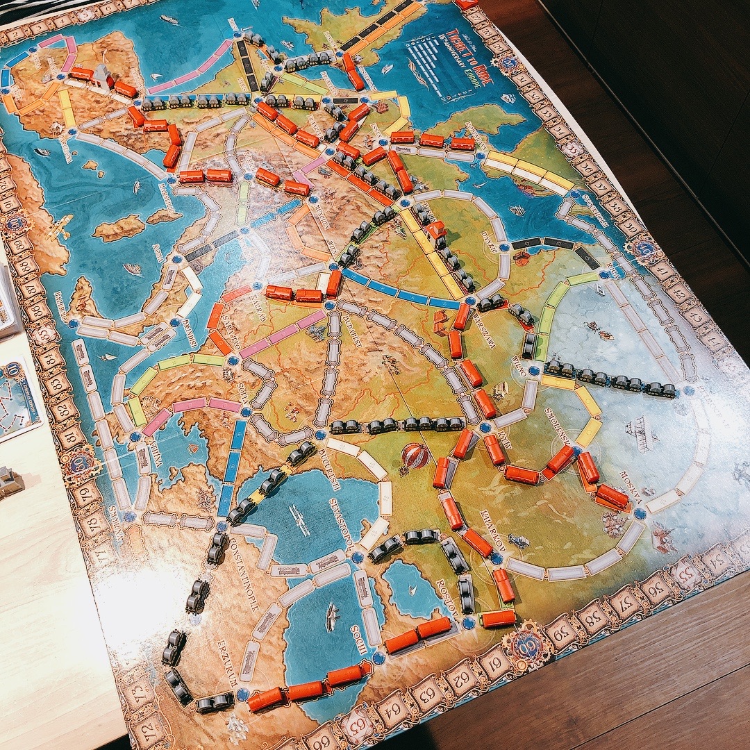 チケット・トゥ・ライド ヨーロッパ 15周年記念版 [2人プレイボード