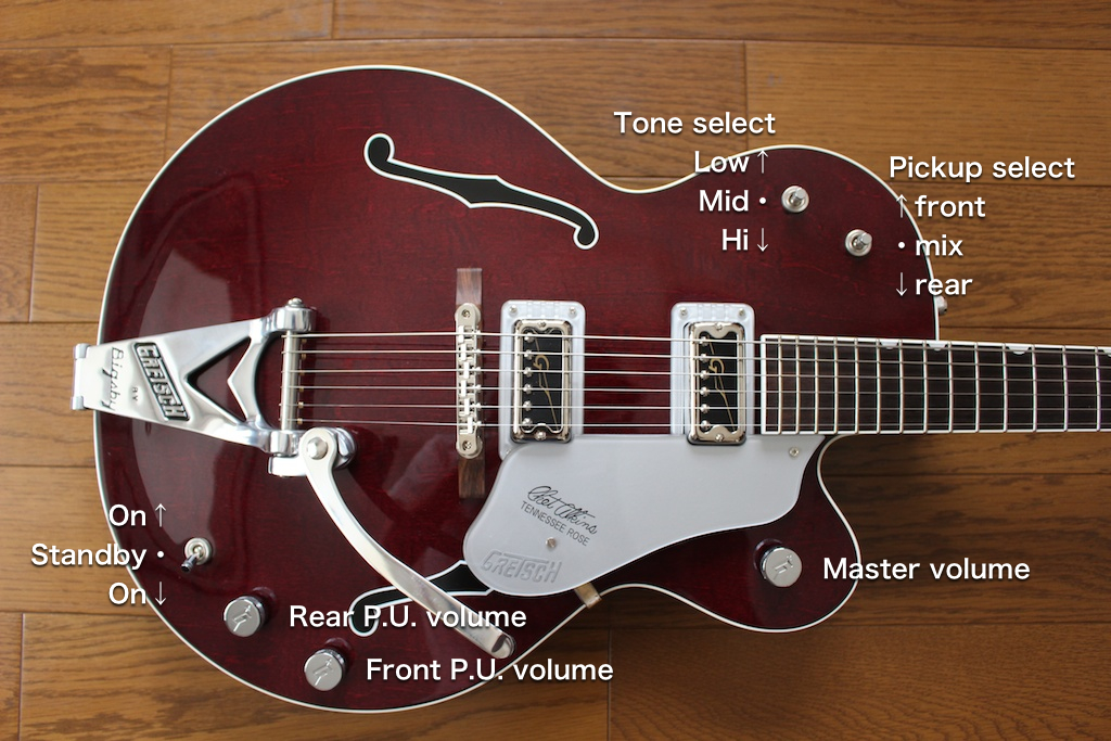 Gretsch G6119-1962HTPB Chet Atkins Tennessee Rose (売却済