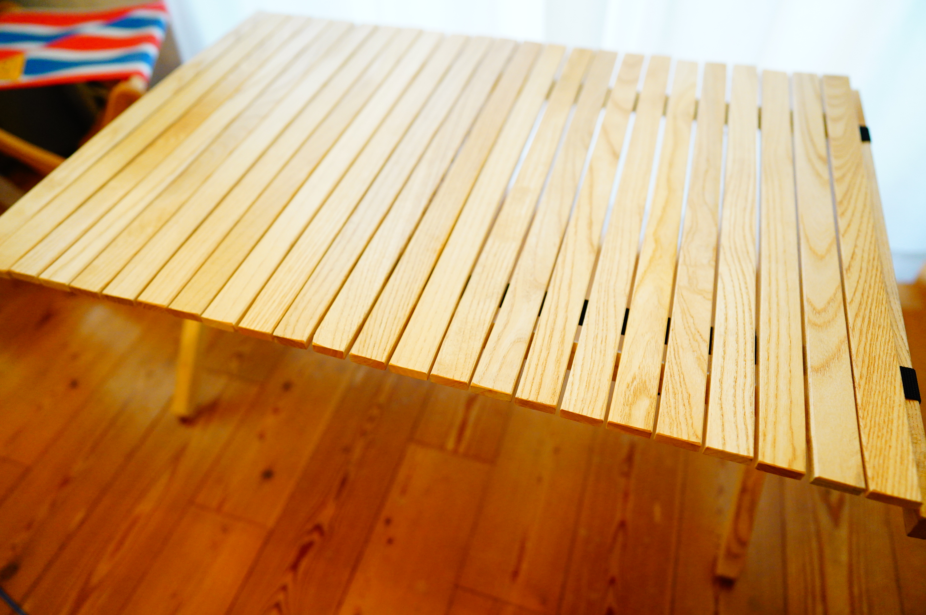 キャンプテーブル】ウッドロールトップテーブルとキャンプマニア