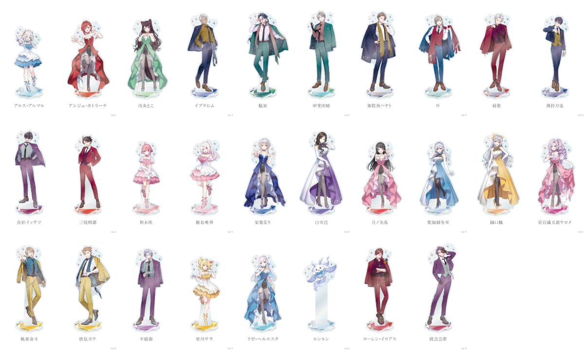 にじさんじ7周年記念グッズが2月3日に発売決定！池袋で期間限定