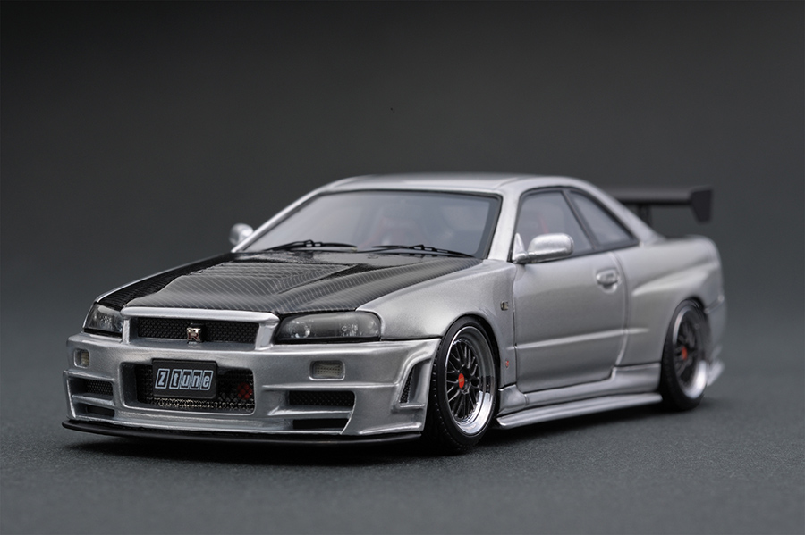 IG0605 1/43 Nismo R34 GT-R Z-tune Silver | LINE UP | ignition