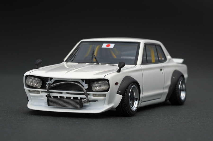 IG0714 1/43 LB-WORKS Hakosuka 2Dr White | LINE UP | ignition model
