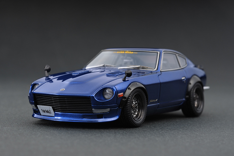 IG0188 1/43 Nissan Fairlady Z (S30) Blue ※STAR ROAD Z | LINE UP