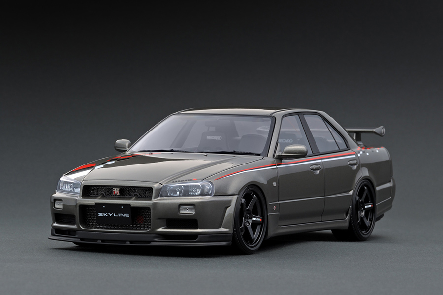 IG1807 1/18 Nissan Skyline 25GT Turbo (ER34) Gun Metallic | LINE