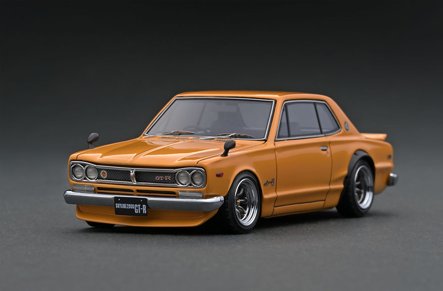 IG1931 1/43 Nissan Skyline 2000 GT-R (KPGC10) Brown | LINE UP