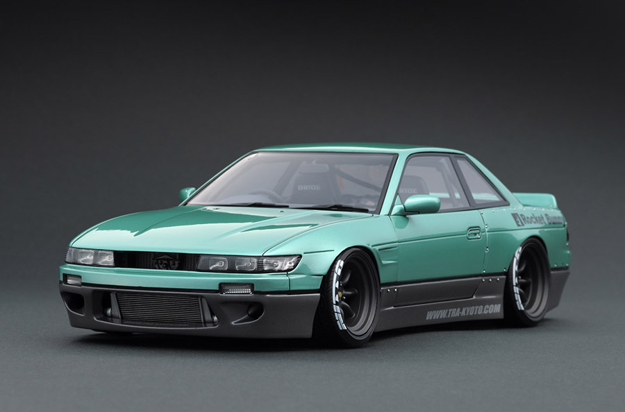 IG1132 1/18 Rocket Bunny S13 V1 Green / Gray | LINE UP | [公式