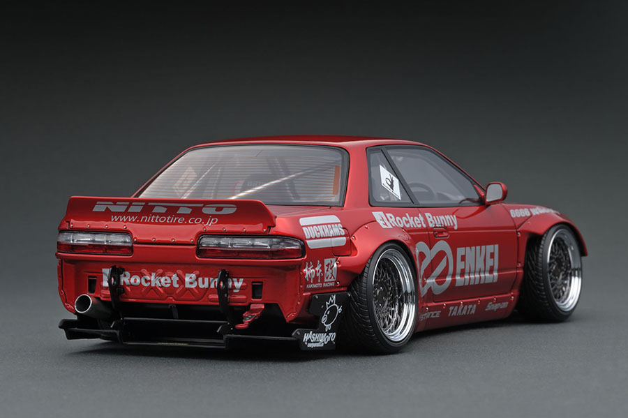IG1139 1/18 Rocket Bunny S13 V2 Red Metallic | LINE UP | [公式