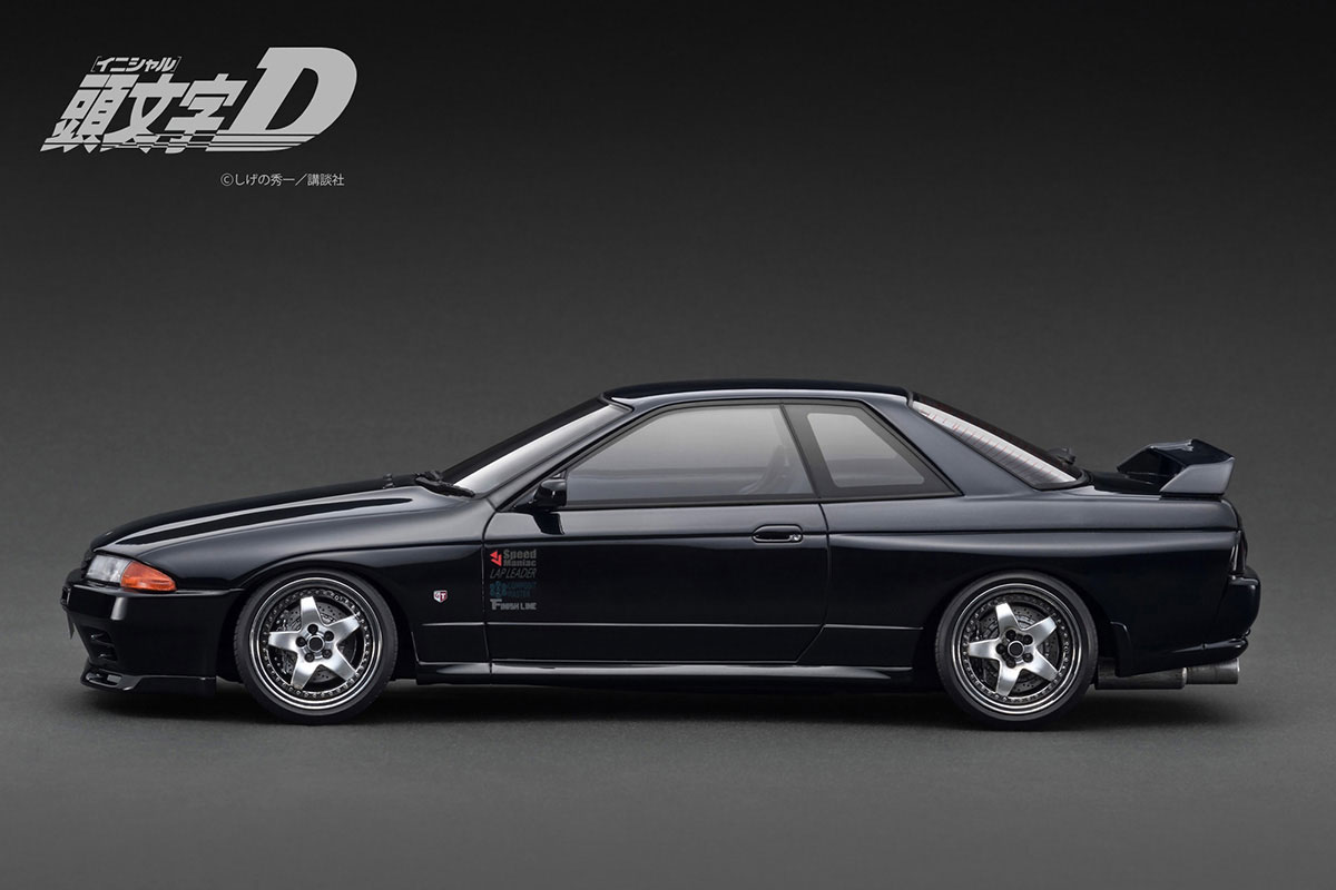 IG3544 1/18 INITIAL D Nissan Skyline GT-R V-spec II (BNR32) Black