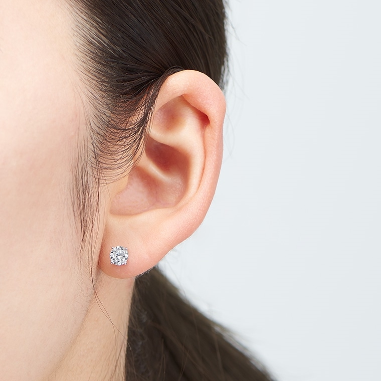 S001 ラボグロウンダイヤモンド/ピアス/0.50ct(プラチナ): SHINCA
