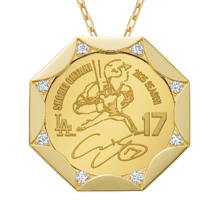 SHOHEI OHTANI OFFICIAL「K24/K18 COIN DIAMOND PENDANTS」（2025