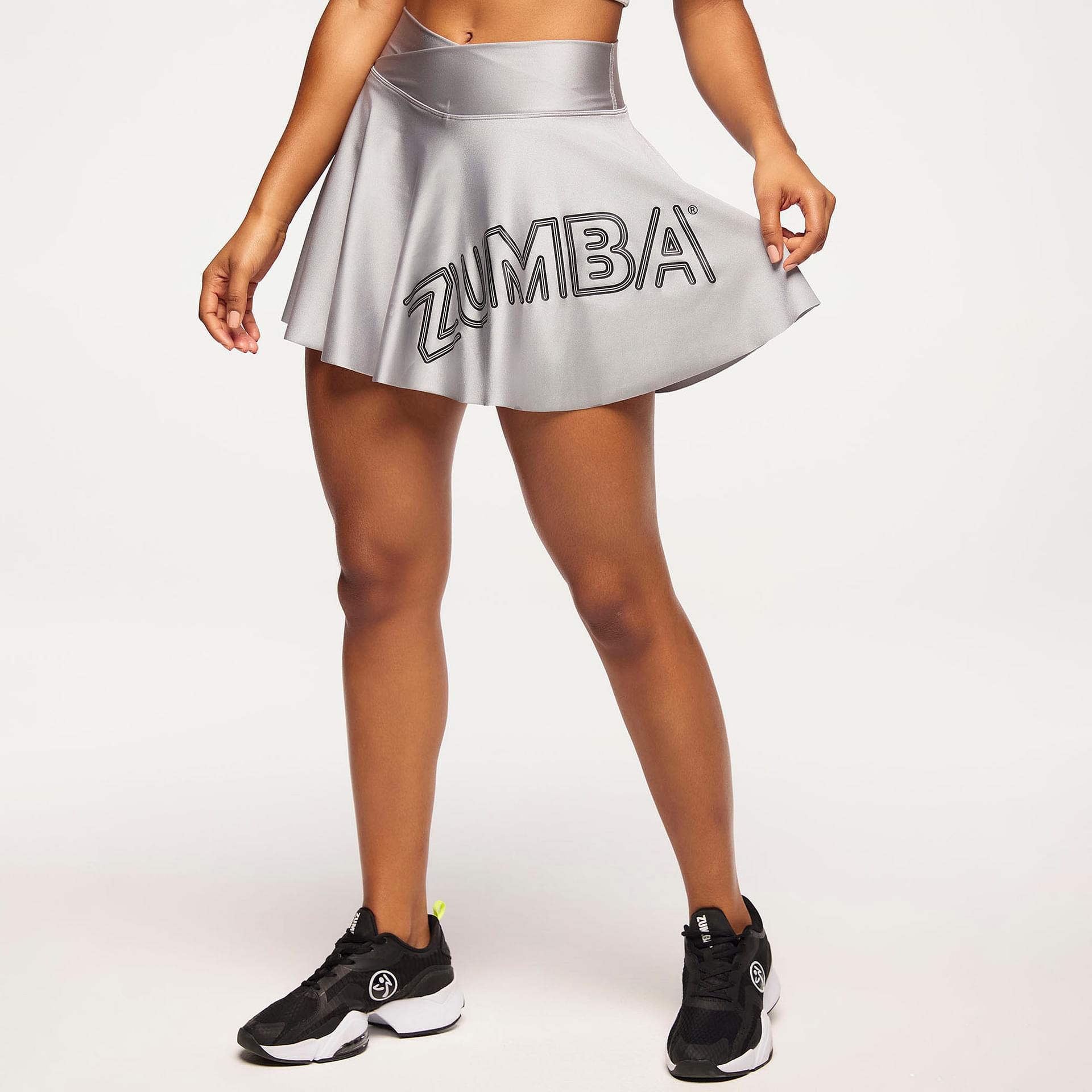 Inspire Your Moves with the Zumba Runway Crossover Waistband Skort