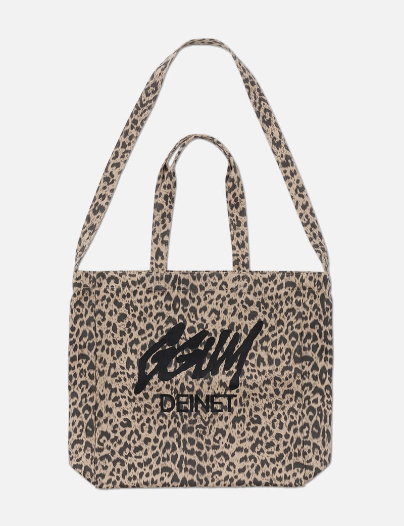 DEINET YEONJUN GGUM X DEINET Big Eco Bag - Leopard-print