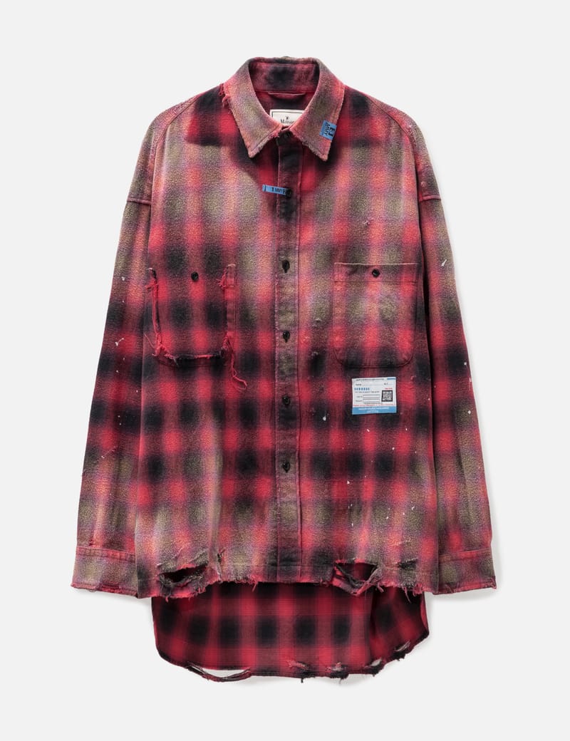 Maison Mihara Yasuhiro - Vintage-Like Check Shirt | HBX