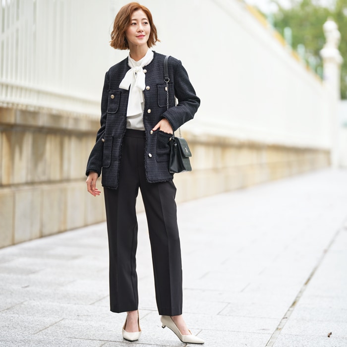 3点セット】ツイードジャケットセットアップスーツ | ジーラ バイ