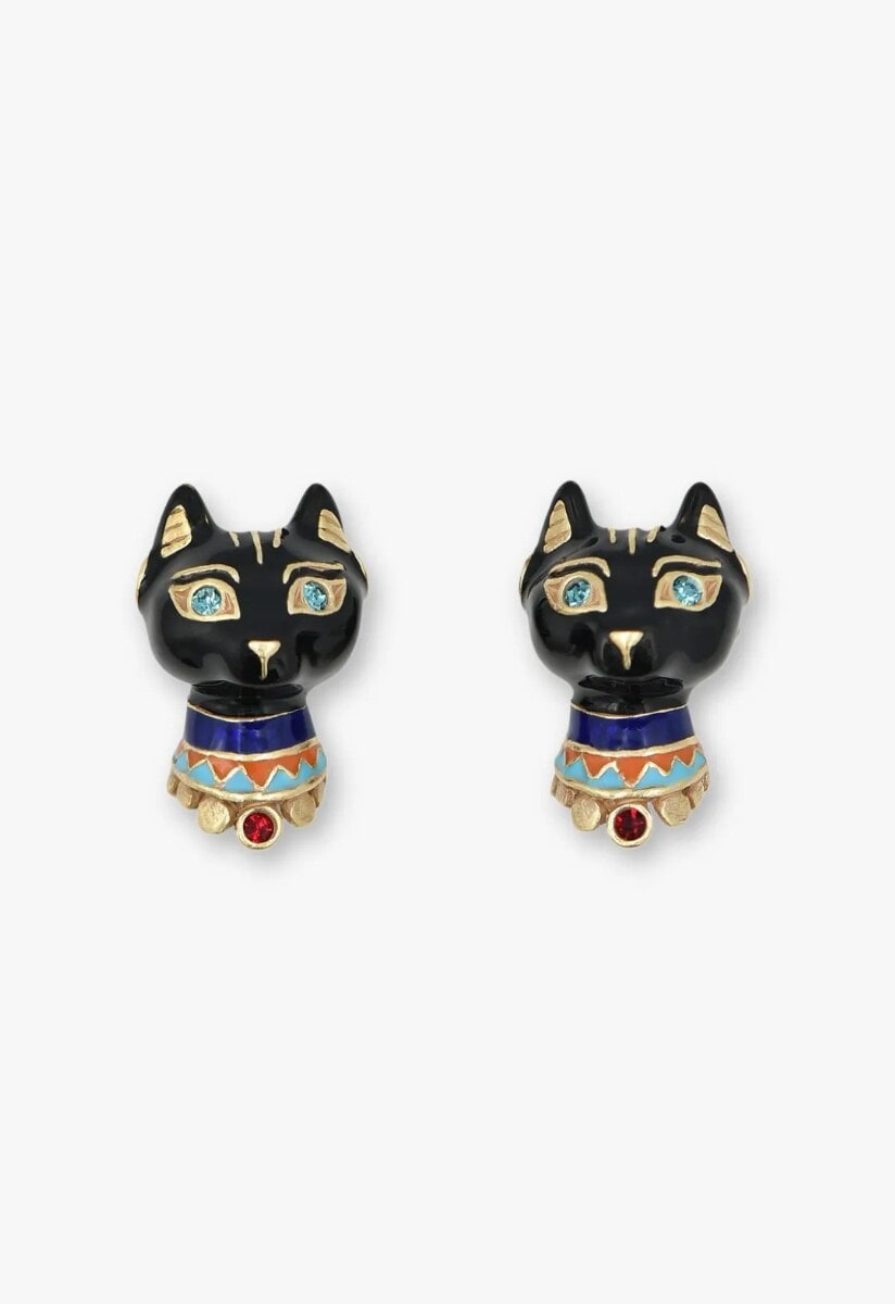 ANNA SUI アナスイ ハロウィン限定 猫オバケピアス ANNA SUI アナスイ